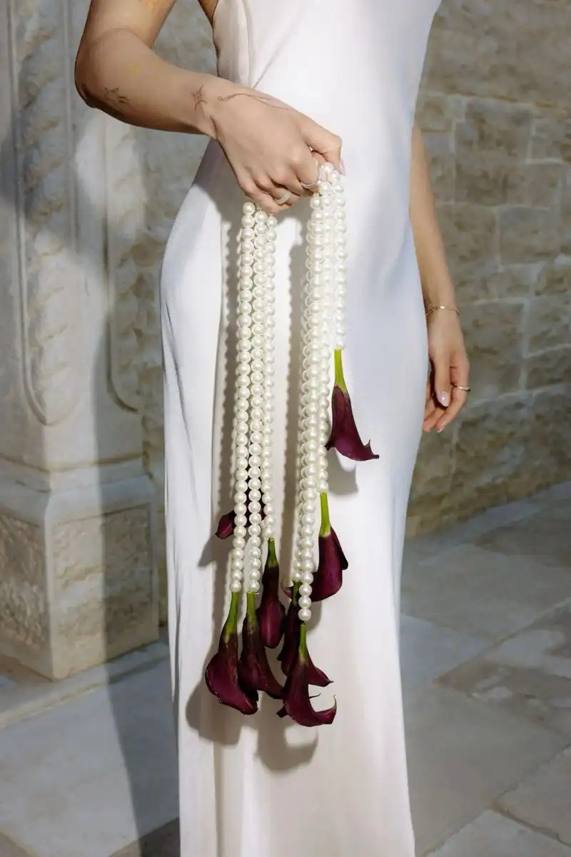 Decoración de ceremonia en bosque